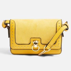 Topshop Yellow Crossbody Bag